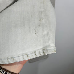 Helmut Lang White Straight Fit Jeans Size 30