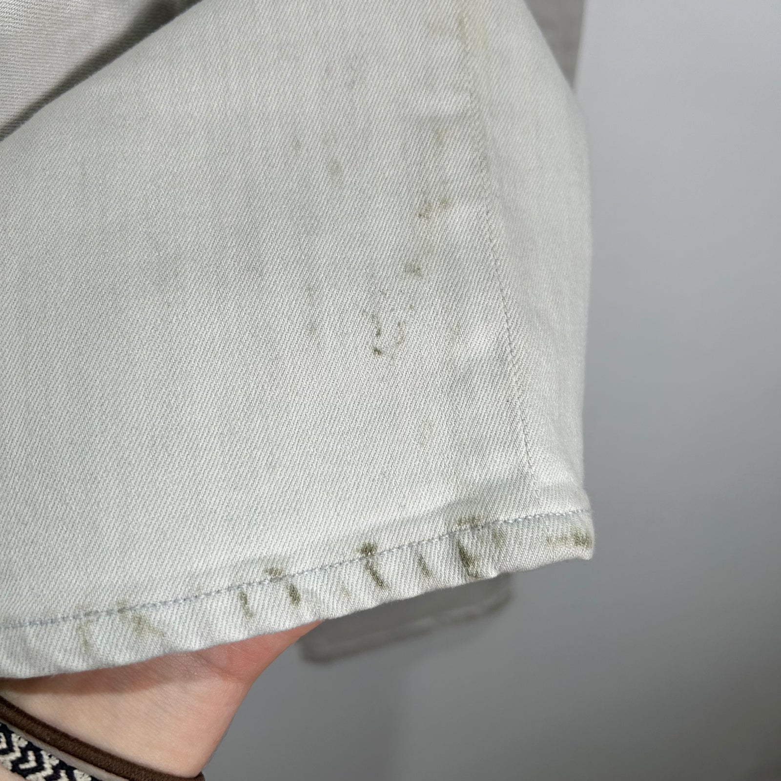 Helmut Lang White Straight Fit Jeans Size 30