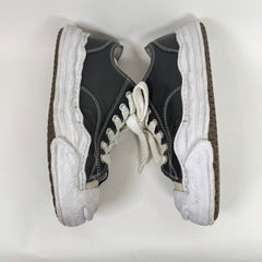 MMY Black Leather Peterson Sneaker Size 43