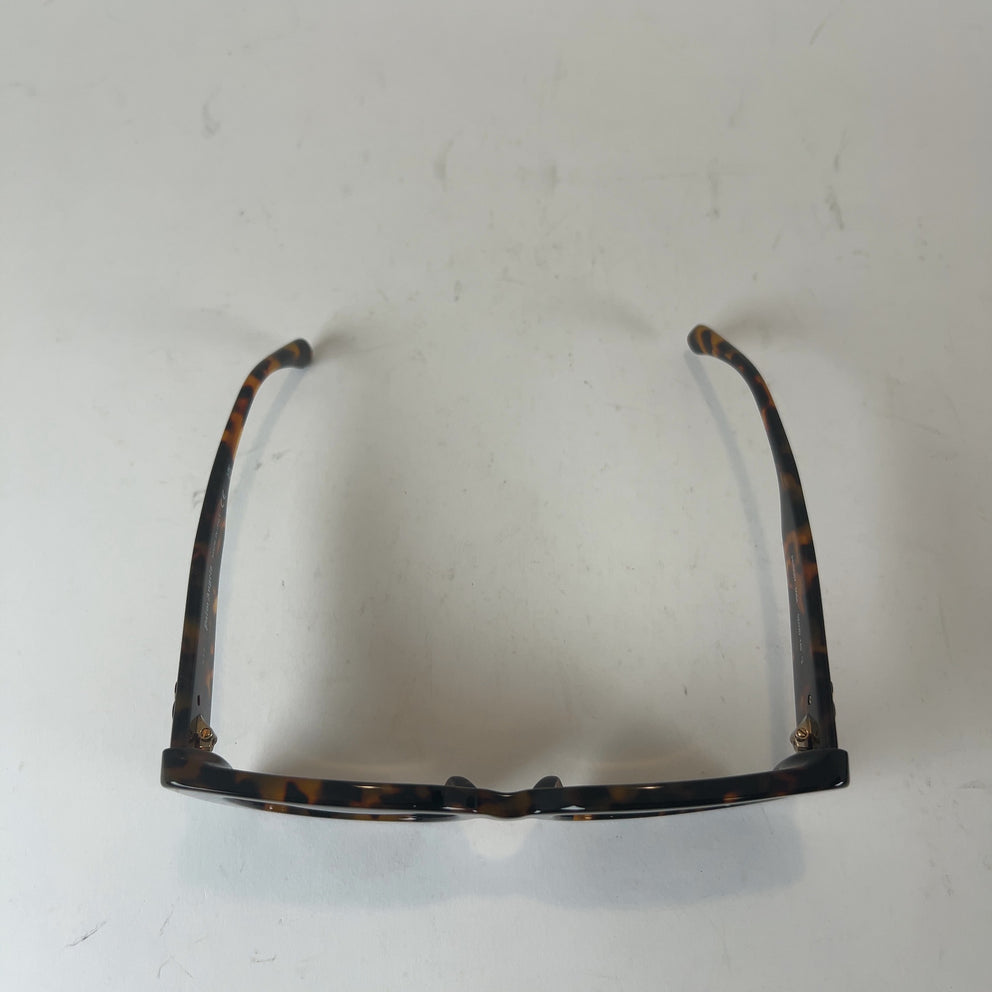 Palm Angels Large Square Tortoise Shell Frame Sunglasses
