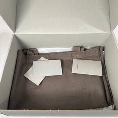 Rick Owens Waxed Silver Sub-Human Low-Top Ramones Size 42
