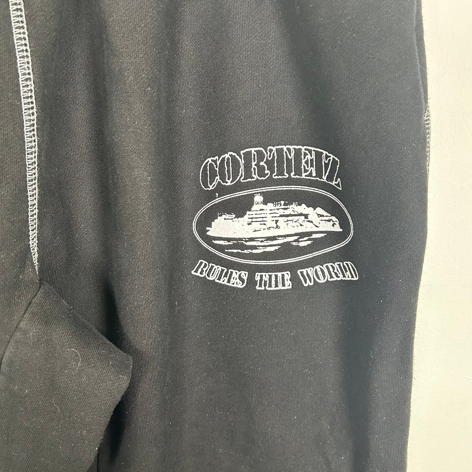 Cortiez Contrast Stitch Graphic Sweatpants Size XL