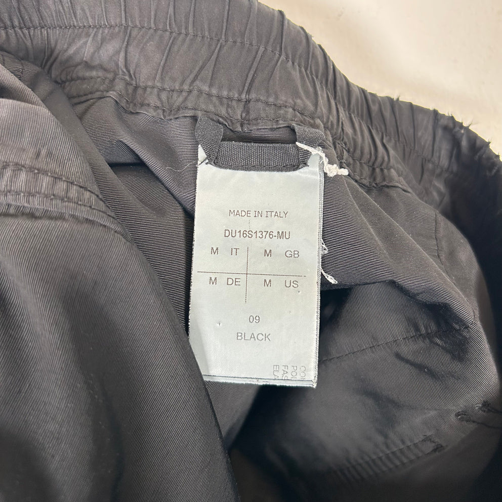 Rick Owens Black Nylon Creatch Cargos Size M
