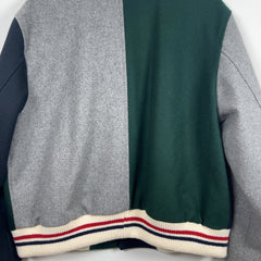 Thom Browne Color Block Wool Varsity Jacket
