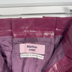 Martine Rose Leather Laced Pants