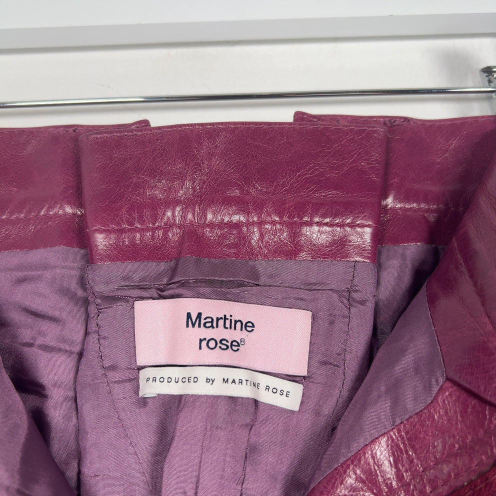 Martine Rose Leather Laced Pants