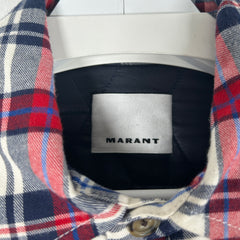 Isabel Marant Red/Blue Flannel Shirt Size S