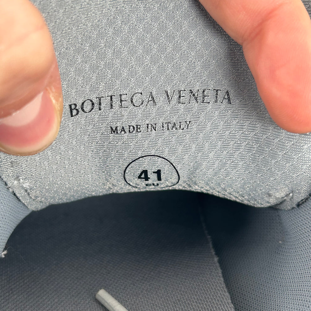 Bottega Veneta Orbit White/Silver Sneaker Size 41
