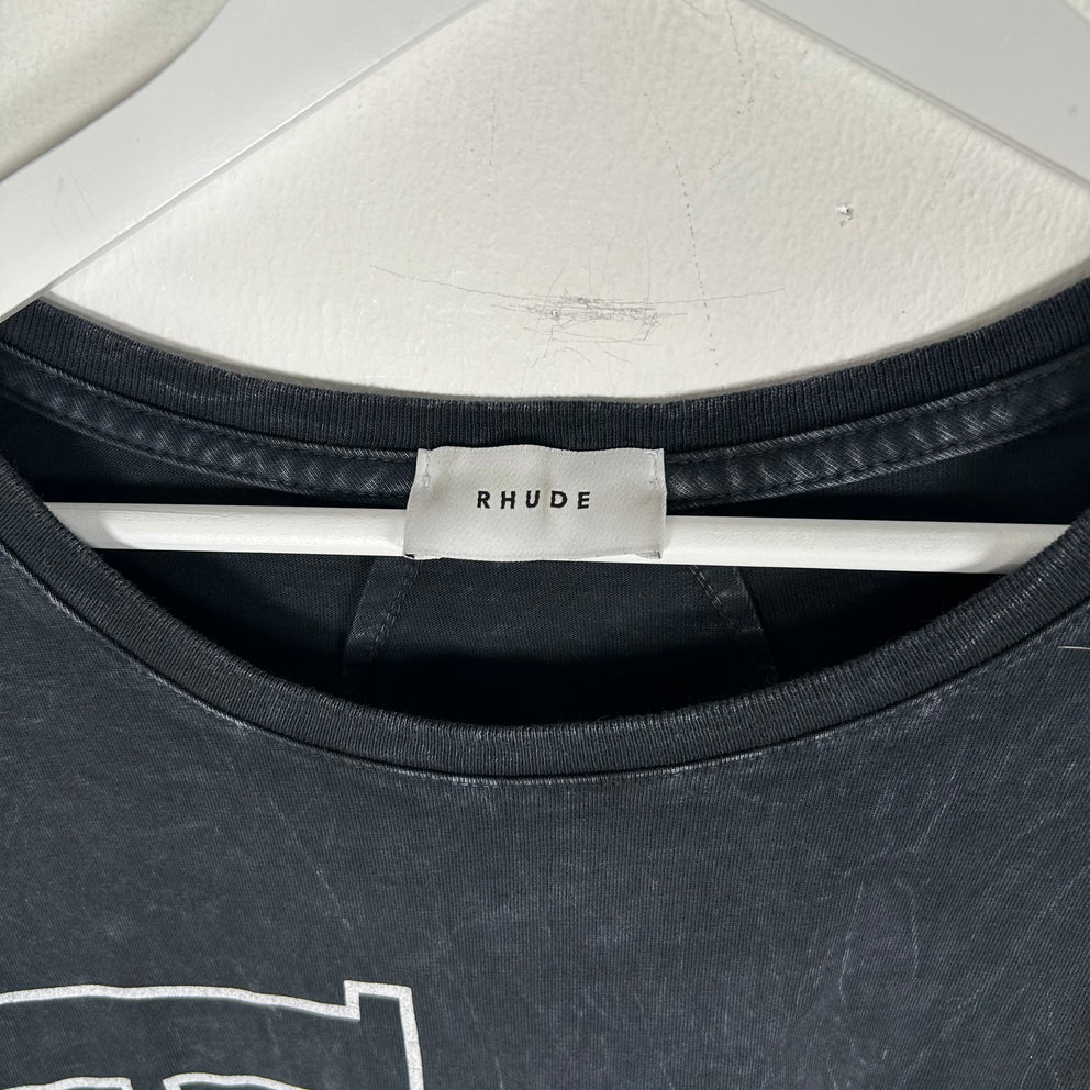 Rhude Stone Washed Graphic T-Shirt Size L