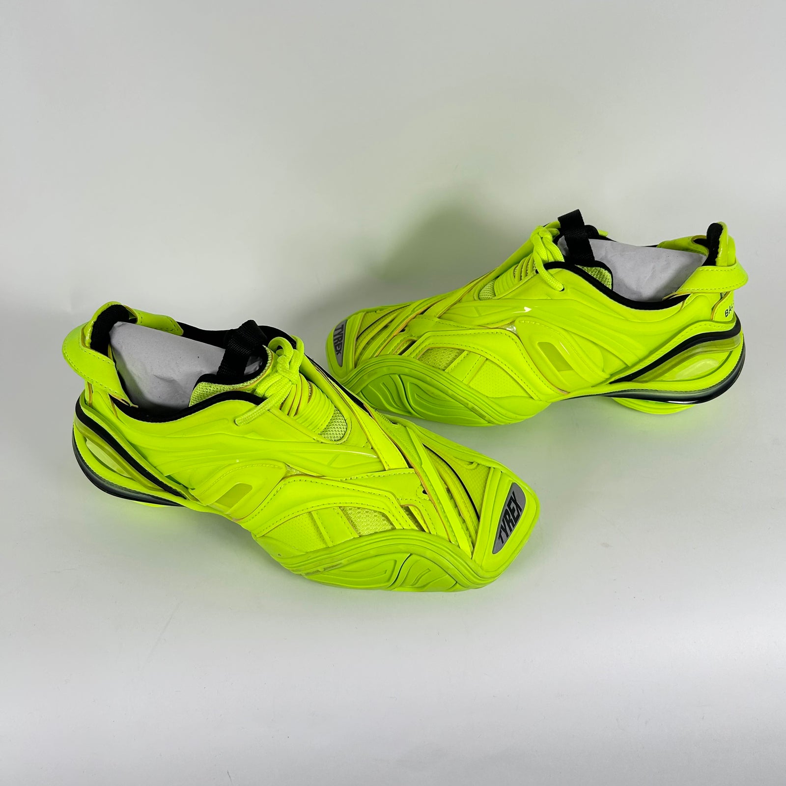 Balenciaga Neon Yellow Tyrex Sneakers Size 36