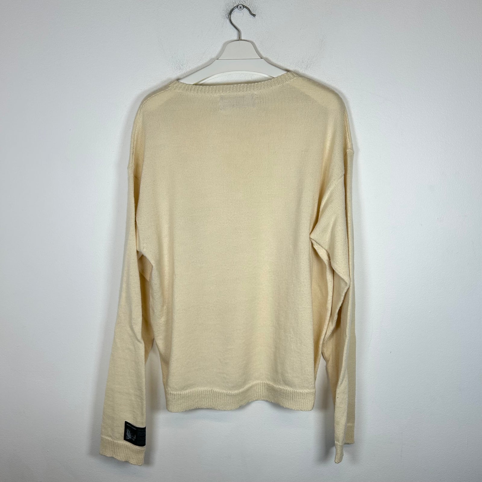 Reese Cooper Cream RCI Sweater Size XL
