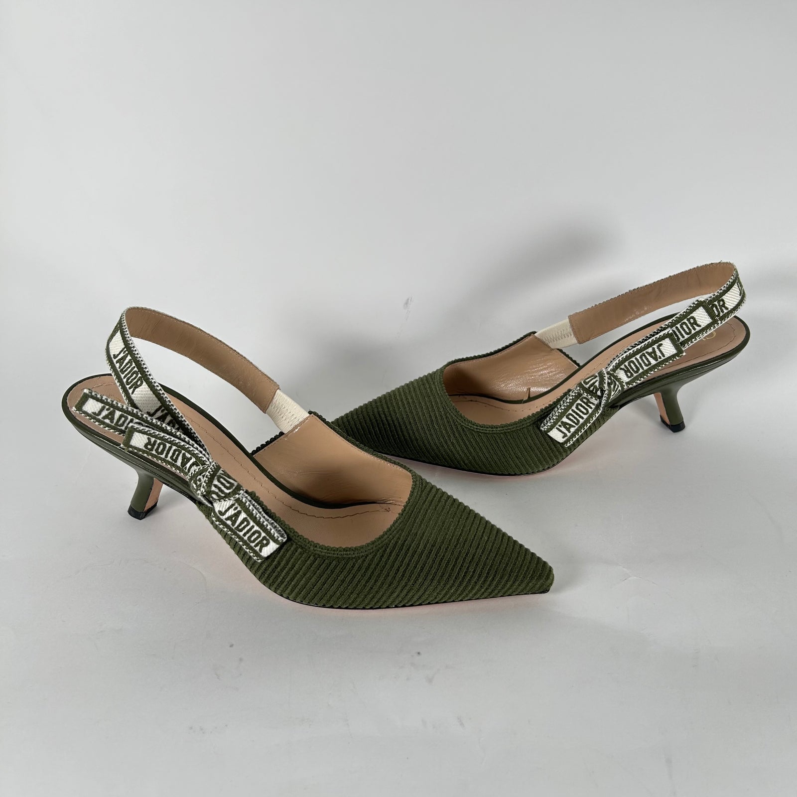 Dior J'adior Gren Slingback Pumps Size 39