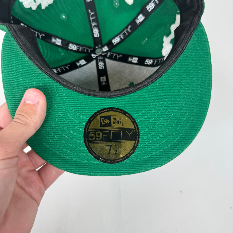 Denim Tears Green Wreath Fitted Cap Size 7 1/2
