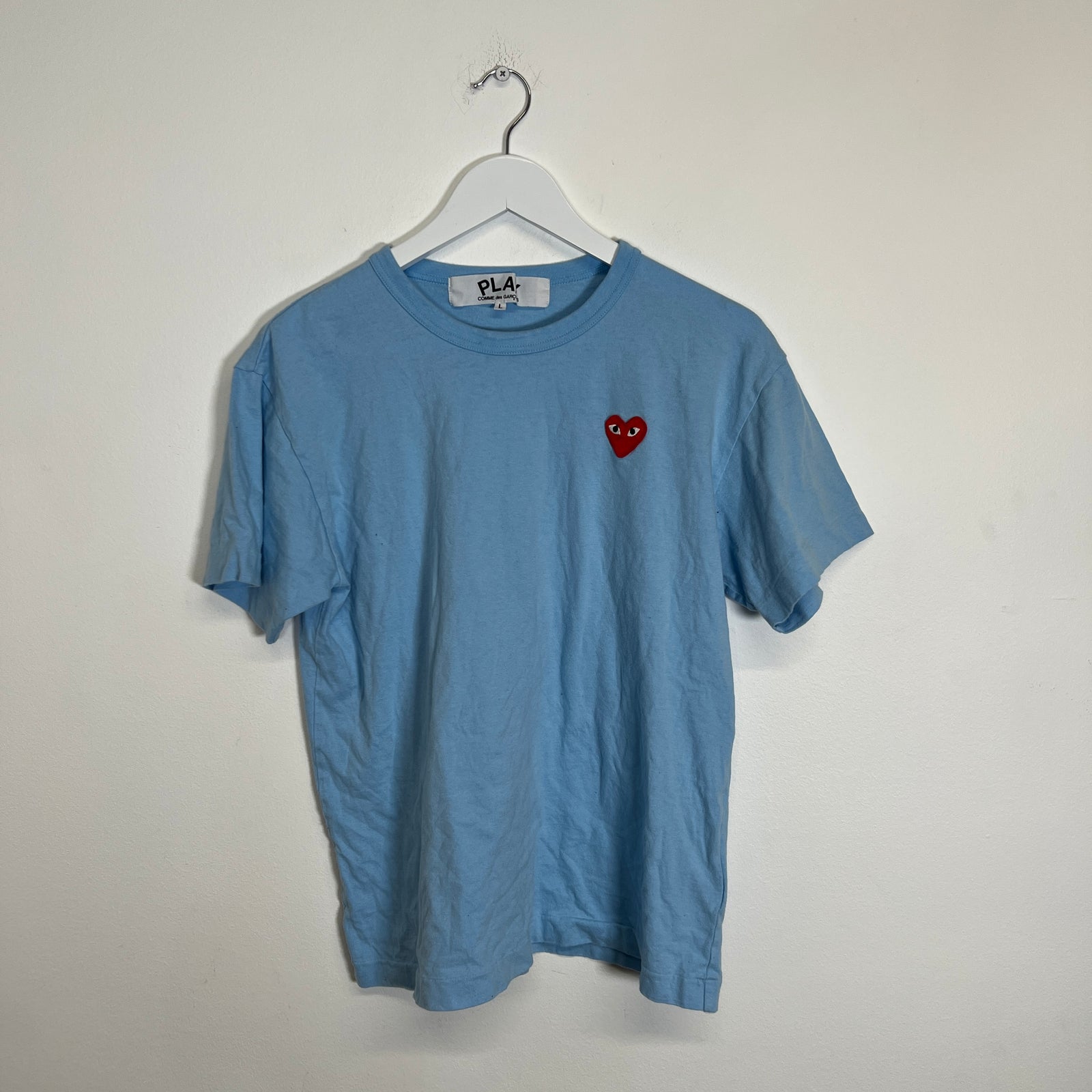 CDG Play Blue T-Shirt Size L