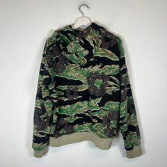 Denim Tears Green Tiger Camo Wreath Zip-Up Size M