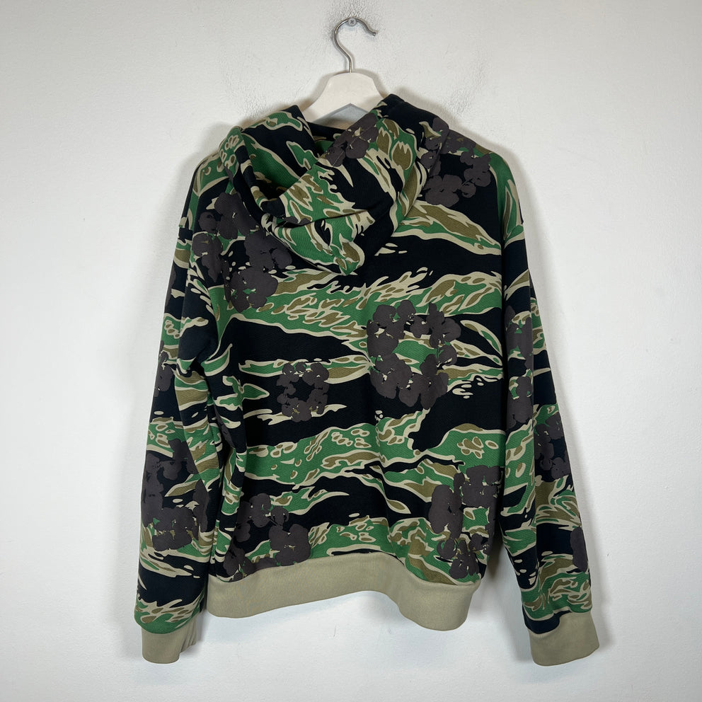 Denim Tears Green Tiger Camo Wreath Zip-Up Size M