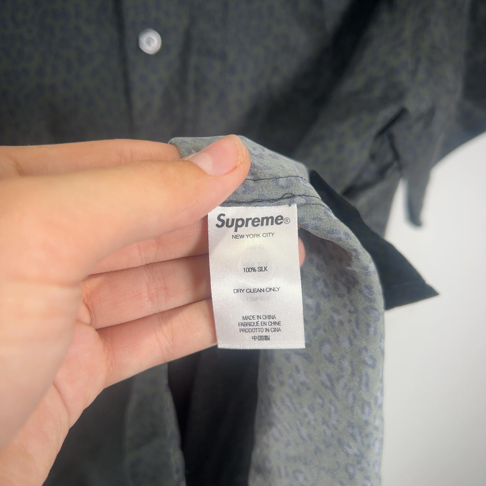 Supreme Silk Leopard Print T-Shirt