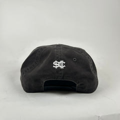 Street Commerce Black Logo Distressed Snapback