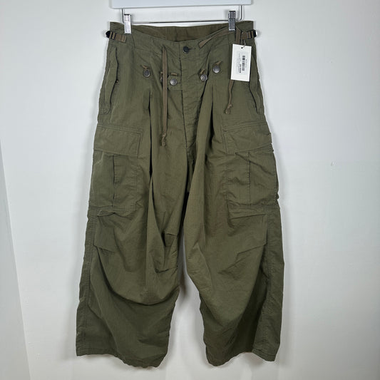 Kapital Wide Leg Army Cargo Size 30