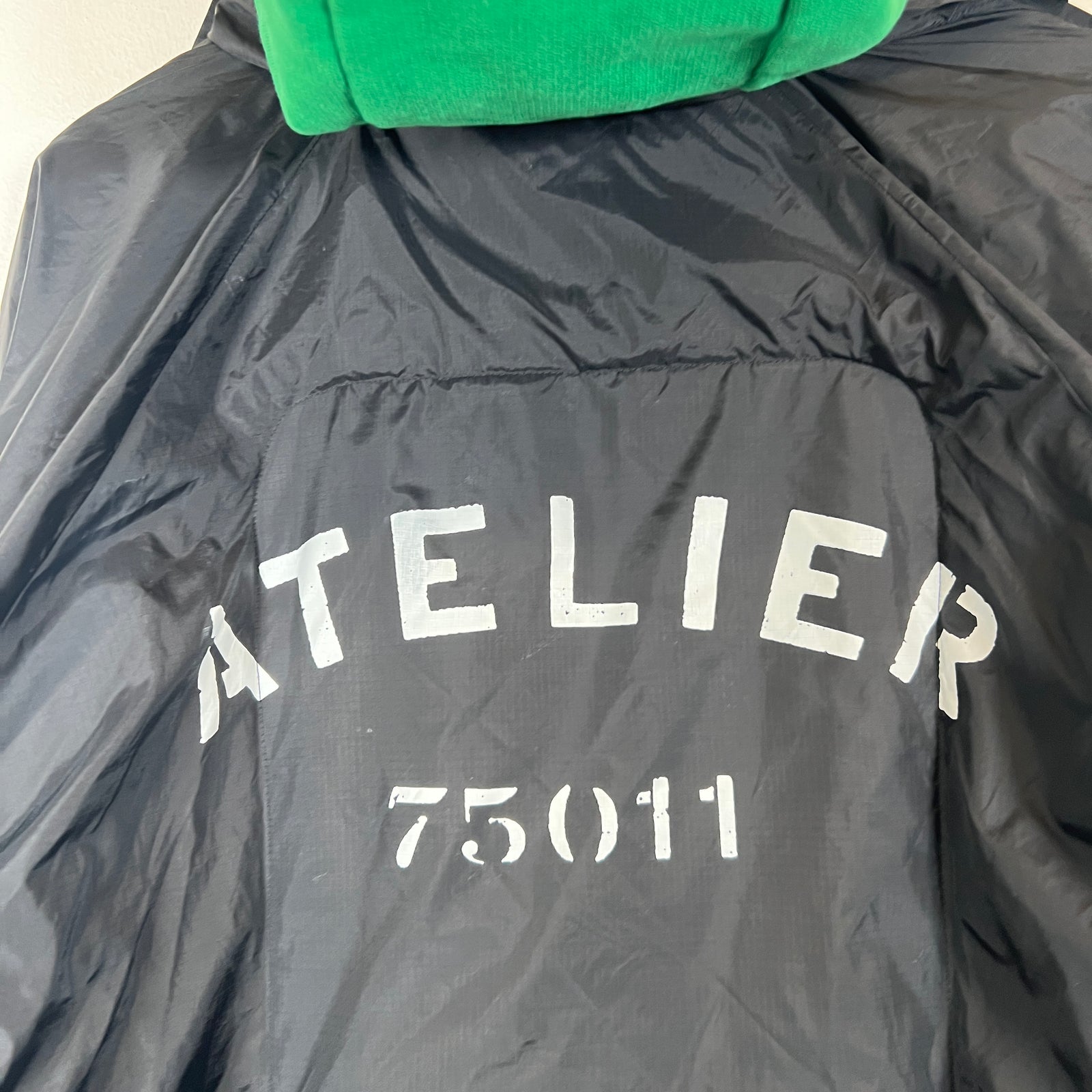 Maison Margiela Green 2N1 Zip-Up Hoodie Size S
