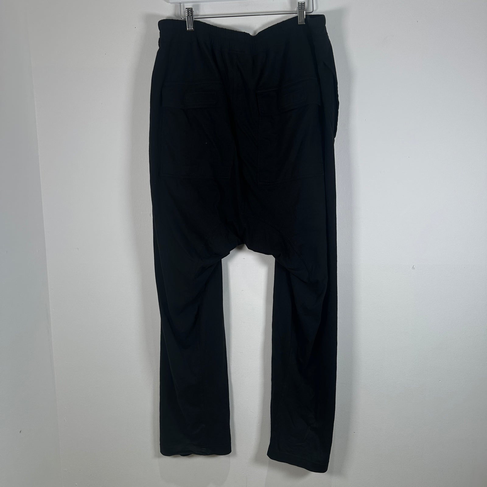Rick Owens Black Thin Sweatpants Size XL