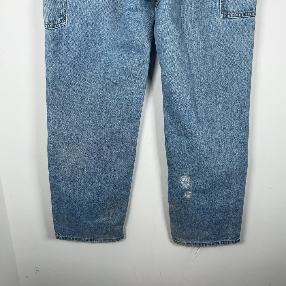 Carhartt Vintage Distressed Denim Double Knee Carpenter Jeans