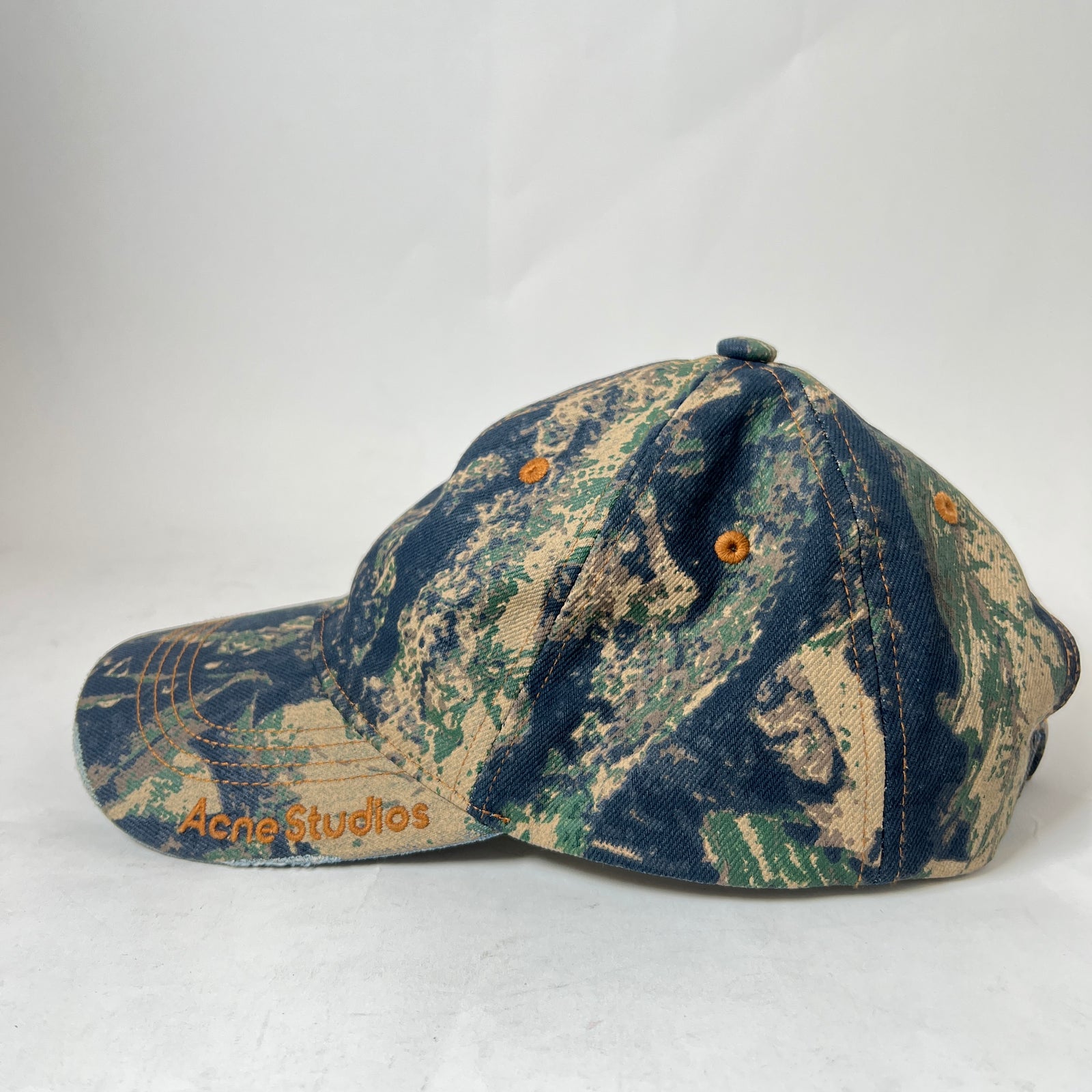 Acne Studios Carliy Mossy Oak Embroidered Cap