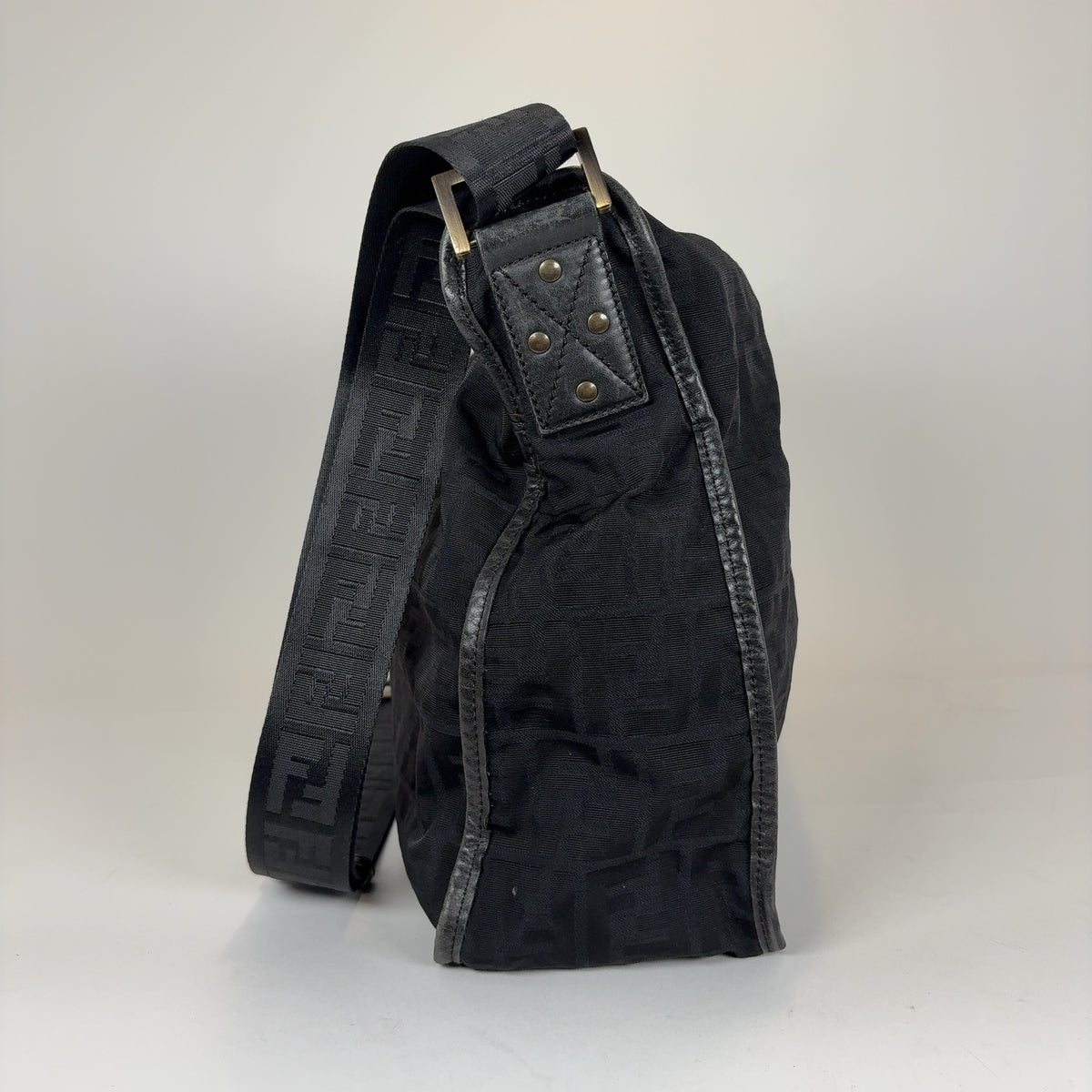 Fendi Monogram Black Messenger