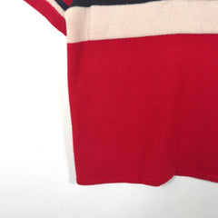 Prada Knit Colorblock Quarter-Zip Polo