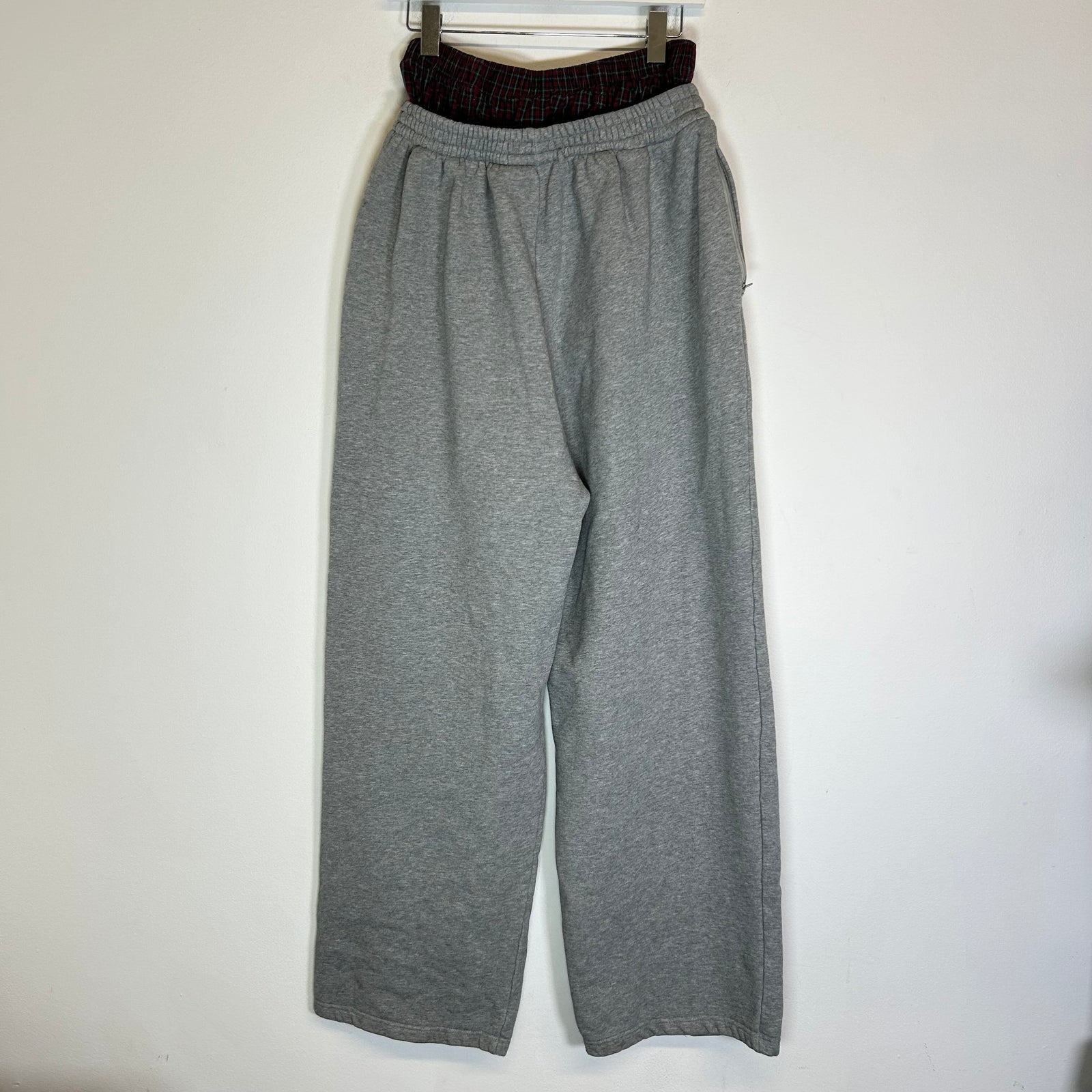 Balenciaga Grey Double Waist Boxer Sweatpants Size S