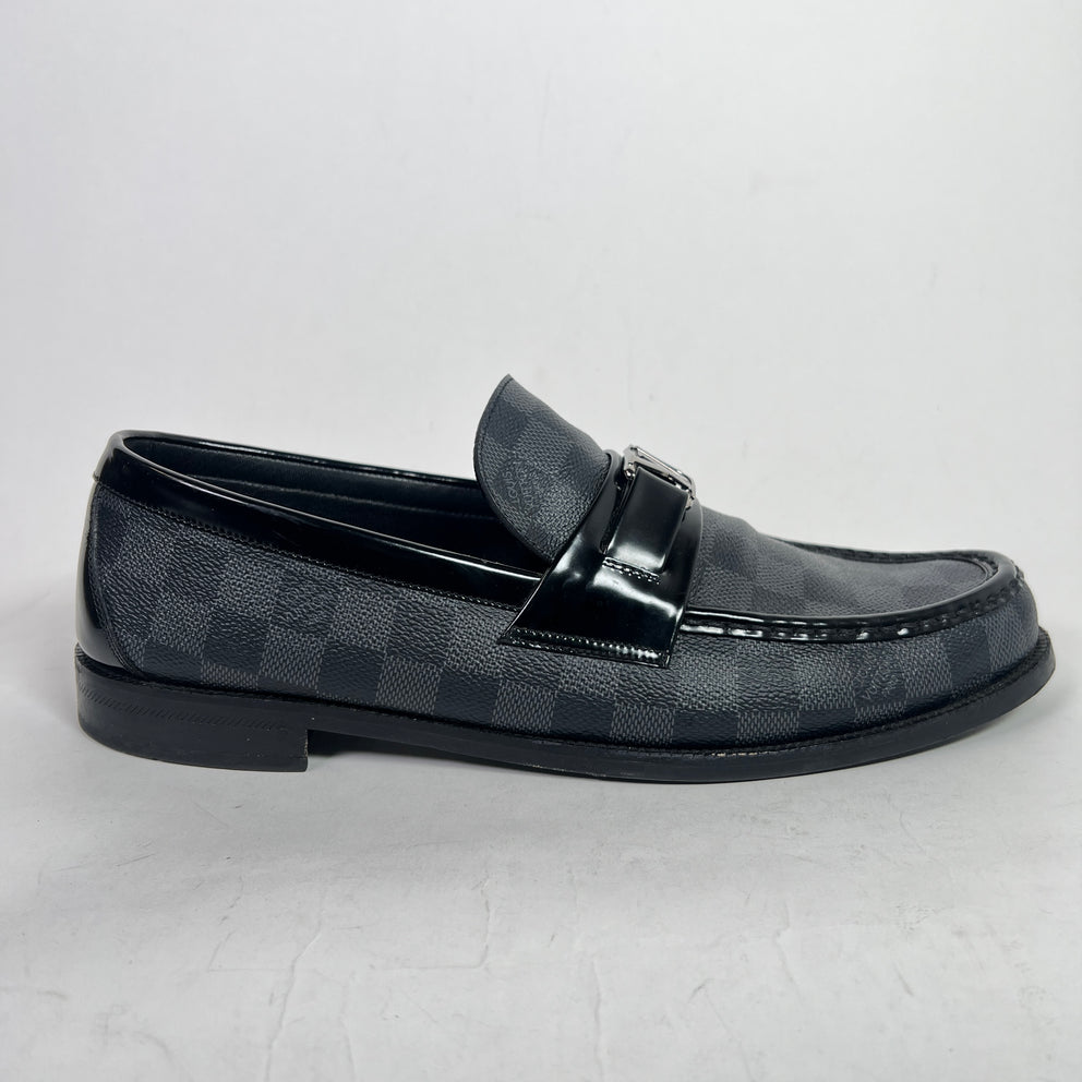 Louis Vuitton Damier Graphite Major Loafers