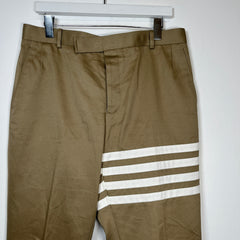 Thom Browne 4 Bar Khaki Pants Size 32