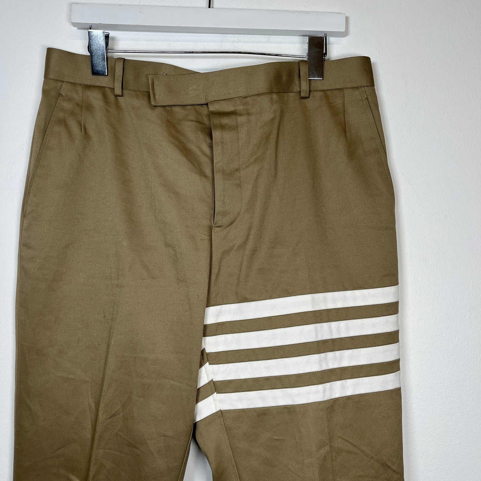 Thom Browne 4 Bar Khaki Pants Size 32