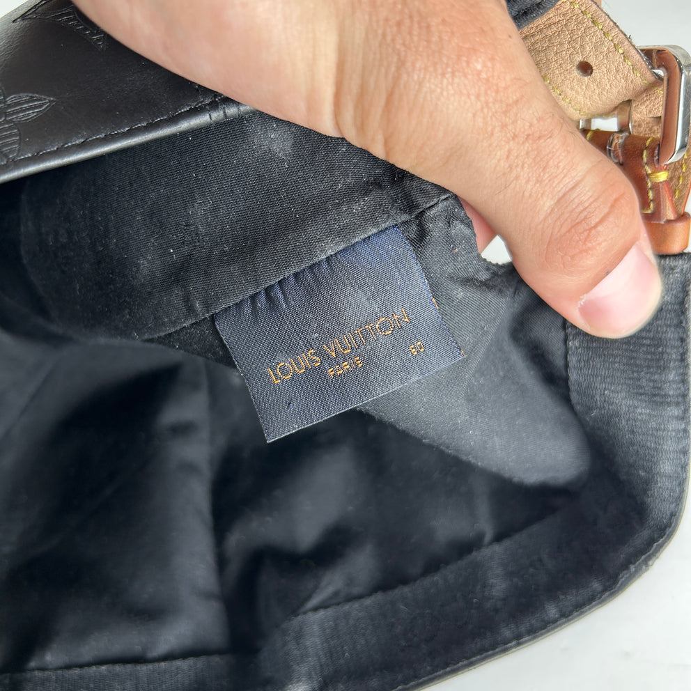 Louis Vuitton Shadow Monogram Leather Hat