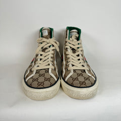 Gucci Beige Tennis 1977 High Top Sneaker Size 9