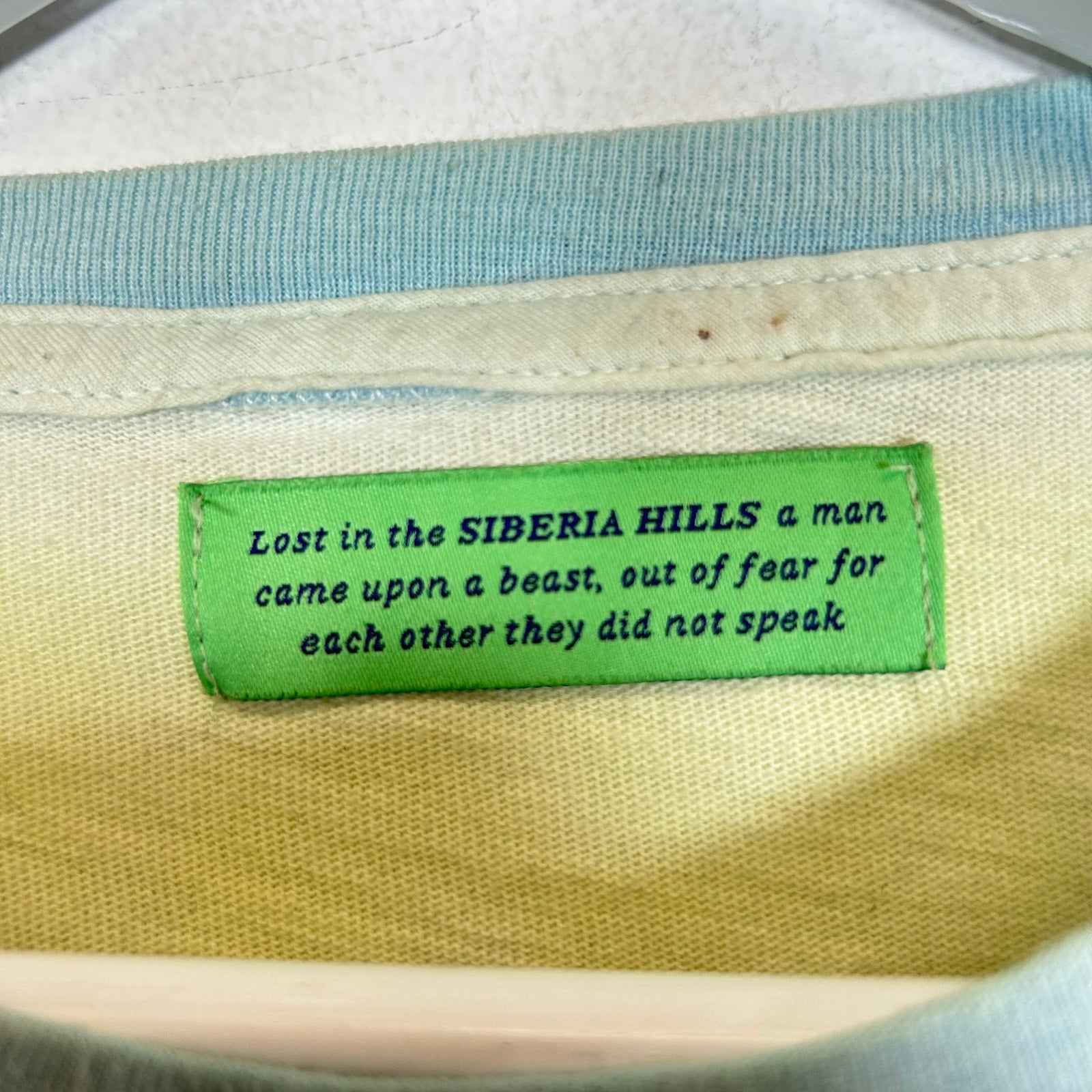 Siberia Hills Tie-Dye Logo T-shirt Size M