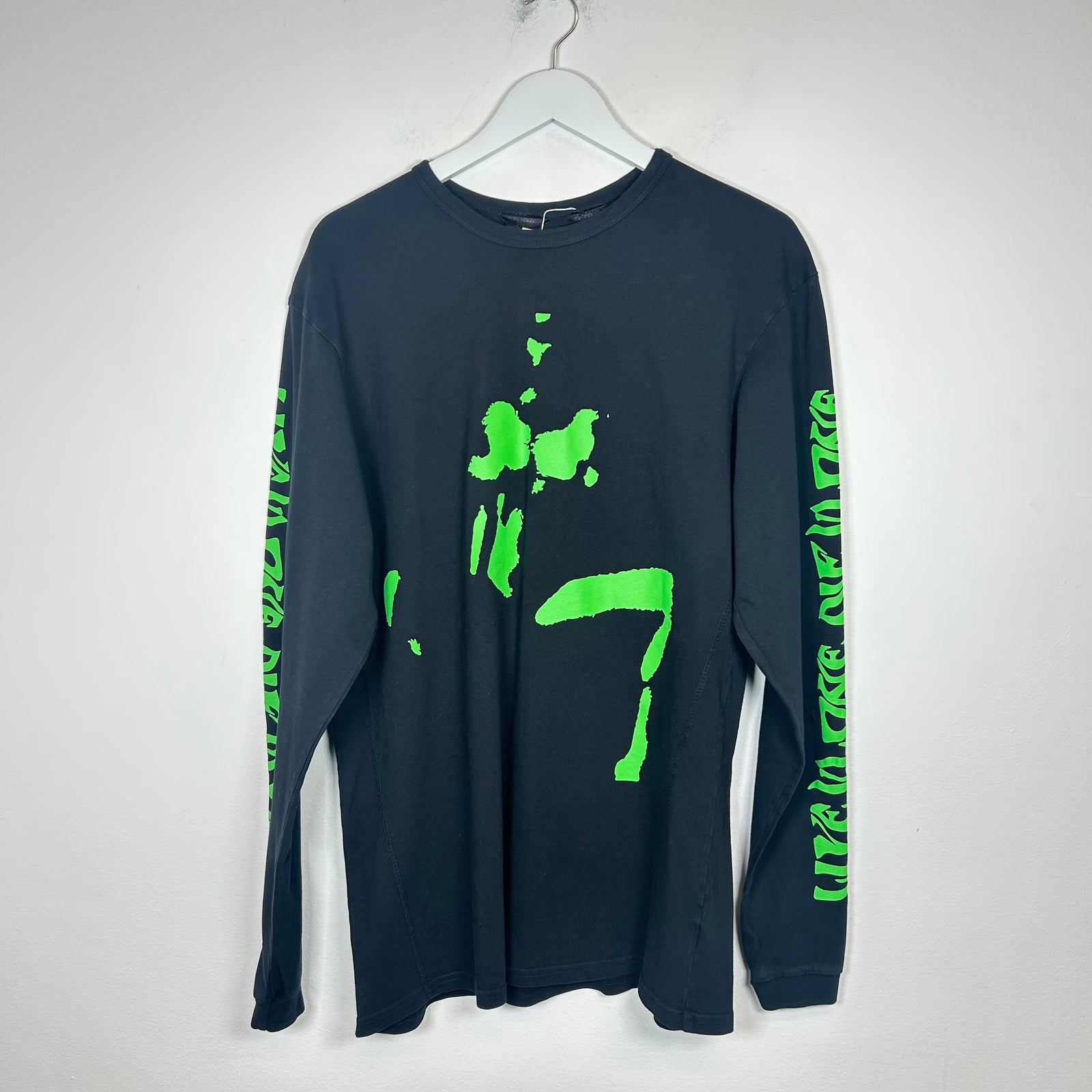 Vlone Black/Green Lady Long Longsleeve Tee Size L