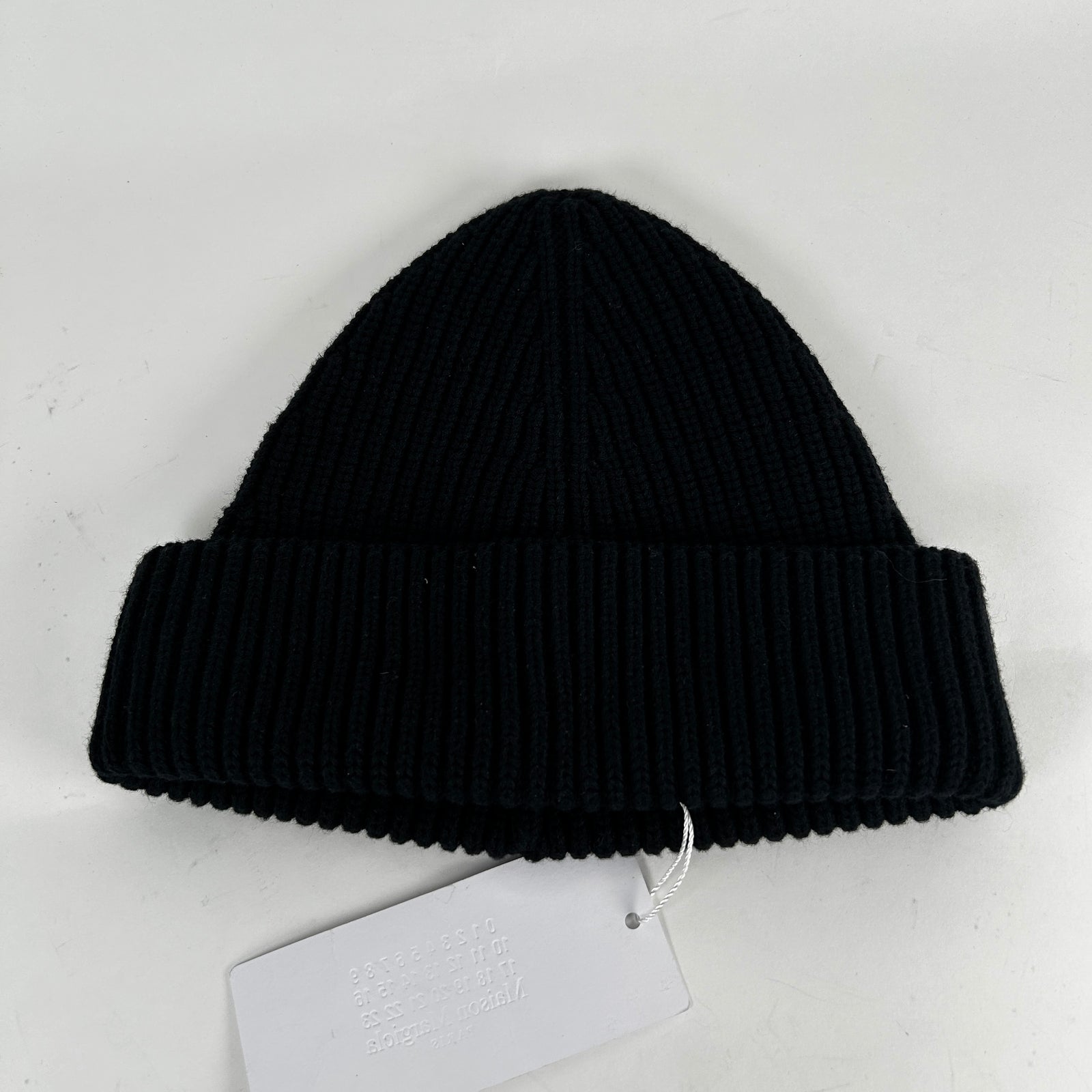 Maison Margiela 4 Corner Stitch Black Beanie