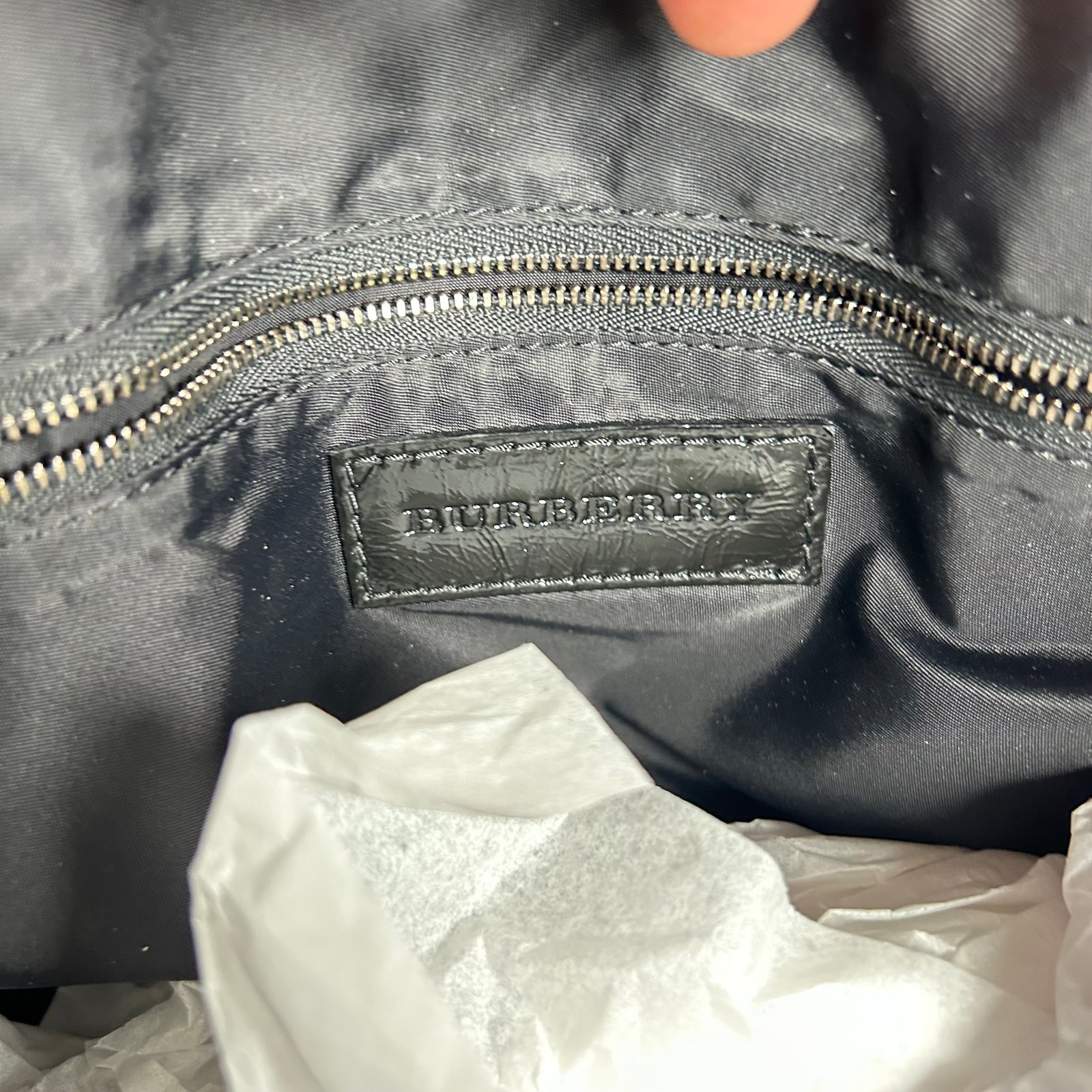Burberry Grey Nova Check Victoria Tote Bag