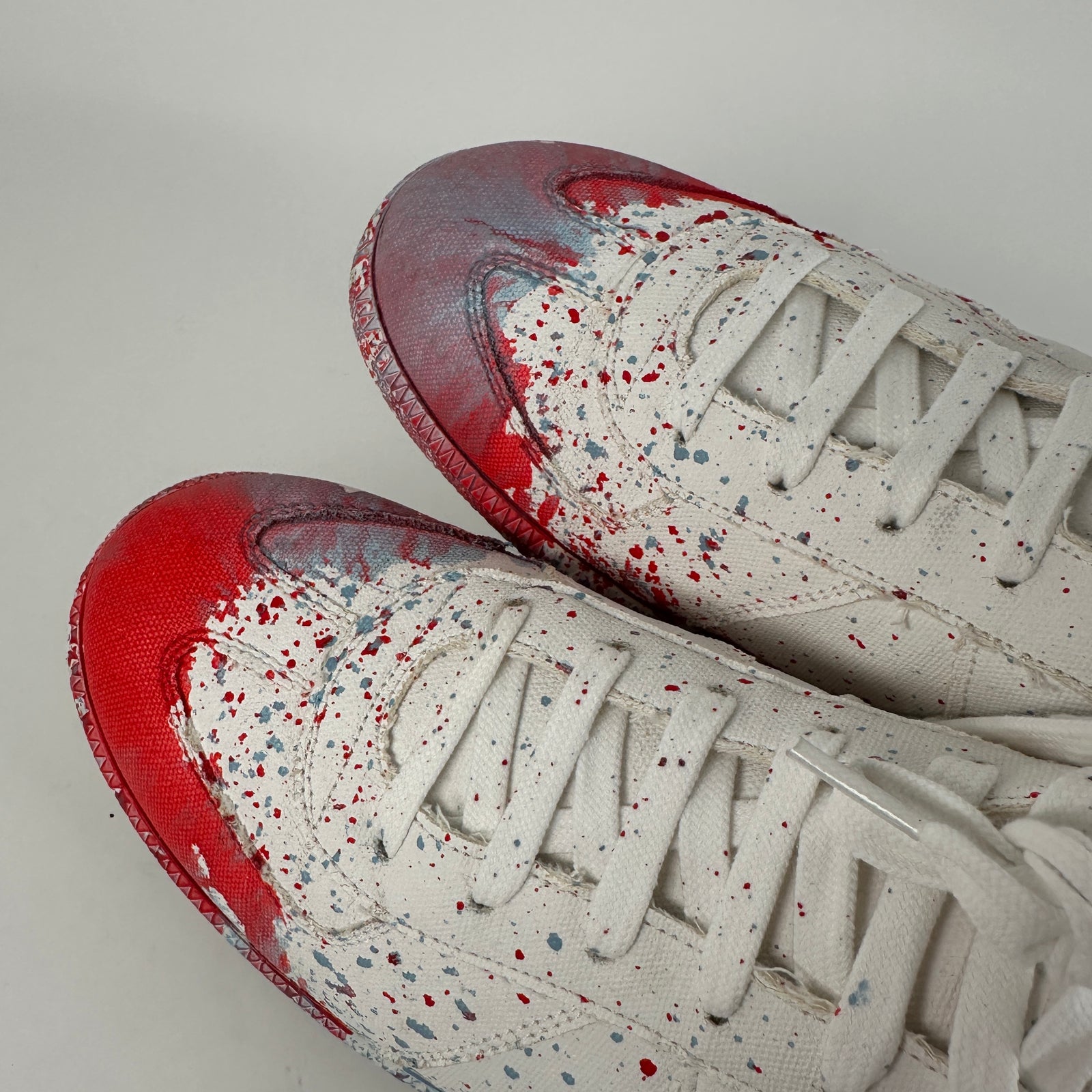 Maison Margiela Canvas White Paint Splatter Size 45