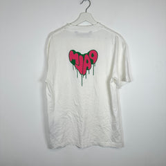 Palms Angels Palm Heart Graphic White T-Shirt Size M