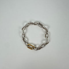 David Yurman Two-Tone Madison Chain Link Bracelet
