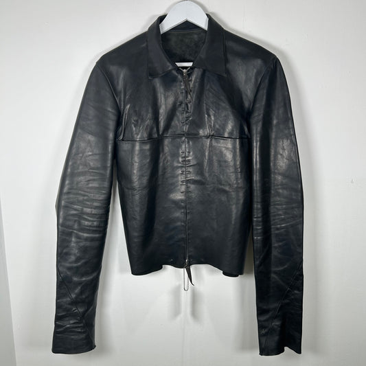 M.a.+ Layered Collar Racer Jacket Size M