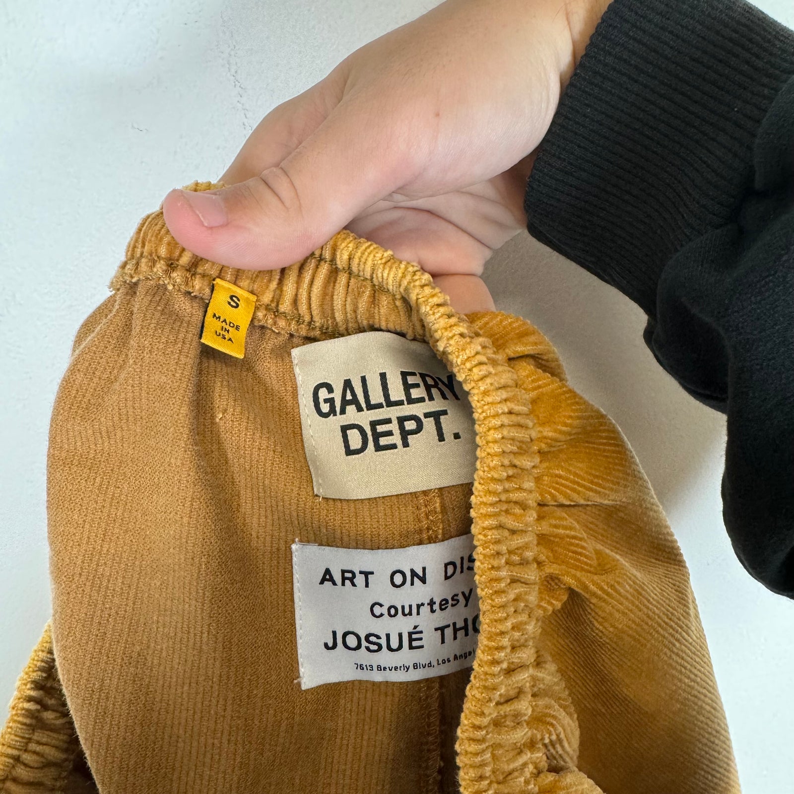 Gallery Dept Corduroy Embroidered Shorts Size S