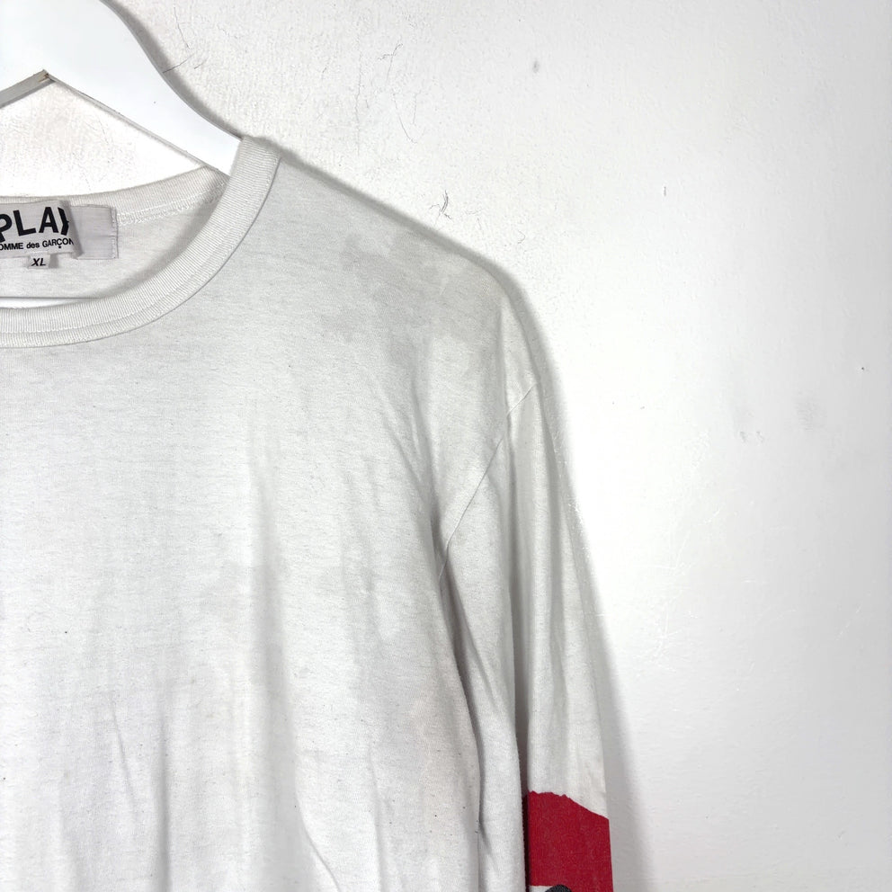 Comme Des Garcons Play Graphic Longsleeve