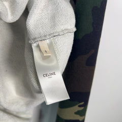 Celine Logo Camo Hoodie
