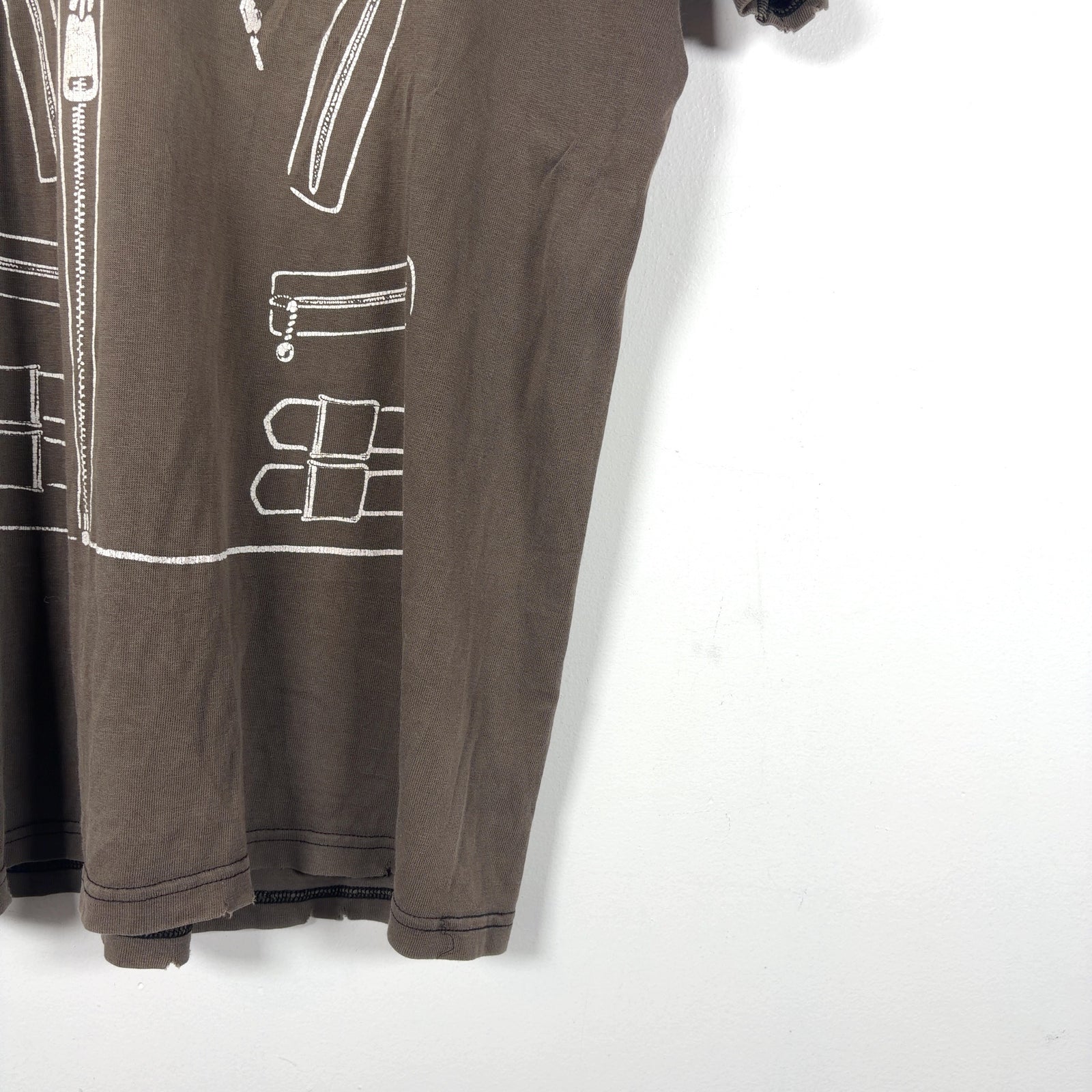 Number (N)ine SS04 'Dream Baby Dream' Riders Jacket Print T-Shirt