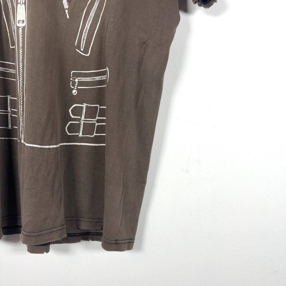 Number (N)ine SS04 'Dream Baby Dream' Riders Jacket Print T-Shirt