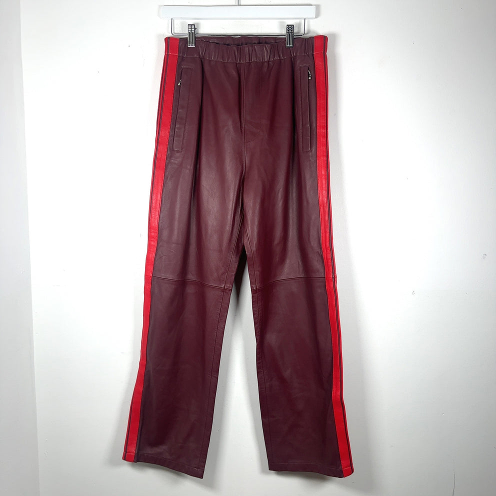 Marni Striped Leather Track Pants