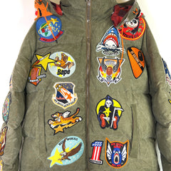 ReadyMade x Bape Tiger Shark Down Puffer Jacket
